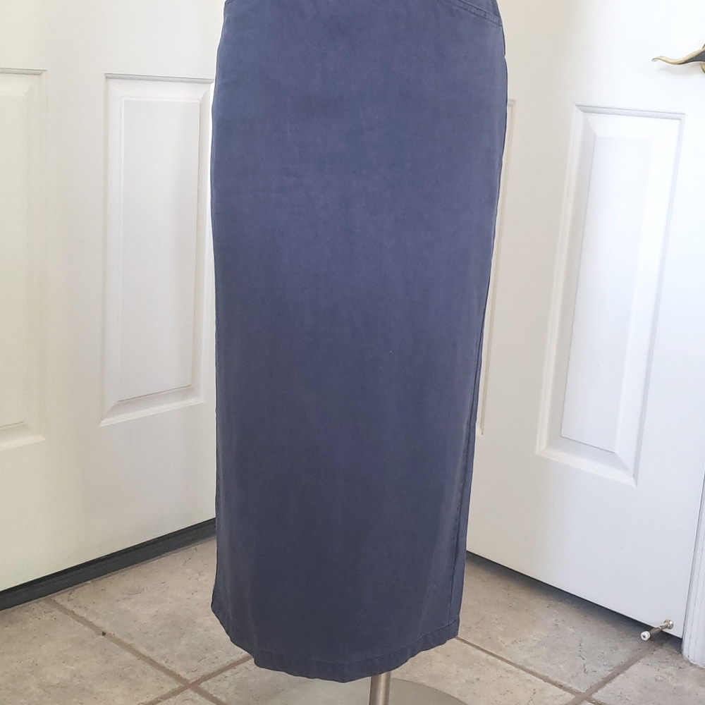 YOUNG FABULOUS & BROKE Taylor Tube Dress Strapless Maxi Dark Blue - Picture 6 of 14